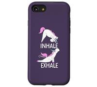 Inspire Exhaler Licorne Yoga Drôle Péter Meme Coque pour iPhone SE (2020) / 7/8
