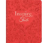 Inspire Faith: New Living Translation, Coral Blooms, Leatherlike, Filament Enabled: The Bible for Coloring & Creative Journaling