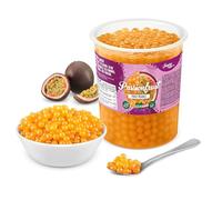 INSPIRE FOOD Bubble Tea Perles Fruit de la Passion | Bubble tea, perle de tapioca pour bubble tea | 100% vegan et sans gluten, sans colorant artificiel, 1 kg