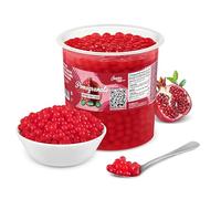 INSPIRE FOOD Bubble Tea Perles Grenade | Bubble tea, perle de tapioca pour bubble tea | 100% vegan et sans gluten, sans colorant artificiel, 3,2 kg