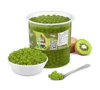 INSPIRE FOOD Bubble Tea Perles Kiwi | Bubble tea, perle de tapioca pour bubble tea | 100% vegan et sans gluten, sans colorant artificiel, 3,2 kg