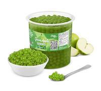 INSPIRE FOOD Bubble Tea Perles Pomme Verte | Bubble tea, perle de tapioca pour bubble tea | 100% vegan et sans gluten, sans colorant artificiel, 3.2 kg