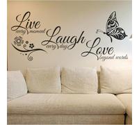 Inspire Love and Laughter in Your Home with Live Laugh Love Citations Stickers muraux