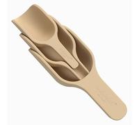 Inspire My Play - Beige Lot de 3 pelles empilables en Silicone - Accessoires idéaux pour Le Plateau de Jeux sensoriels PlayTRAY - Accessoires pour Le Plateau Tuff - Jouets d’éveil et d'activités