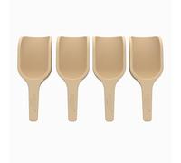 Inspire My Play - Beige Lot de 4 pelles empilables en Silicone - Accessoires idéaux pour Le Plateau de Jeux sensoriels PlayTRAY - Accessoires pour Le Plateau Tuff - Jouets d’éveil et d'activités