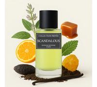Inspiré par Scandalous - Collection Privée Scandalous 50ML Eau de parfum Homme Note de tête : Sauge sclarée, MandarineNote de coeur : Caramel, Fève tonkaNote de fond : Vétiver- Scandalous est une eau