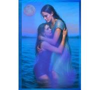 Inspired Auras True Blue: 6 1/2 by 9 1/2