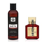 Inspired Body Oil, Quick Drying, Firming, Stretch Marks, Moisturiser, Massage, Aromatherapy, smell amazing by Jax of London 200ml, Rouge
