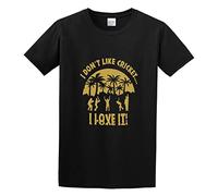 Inspired by 10Cc - I Dont Like Cricket - I Love It Godley & Creme T-Shirt Graphic Tee Printed Top Mens Black Shirt XXL