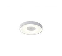 Inspired Mantra Coin Plafonnier Rond 56W LED Avec Télécommande 2700K-5000K, 2500lm, Blanc, 3 ans de Garantie
