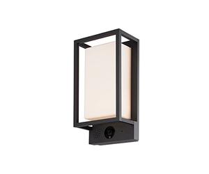 Inspired Mantra Meribel Applique murale caméra/WIFI/CCT, LED 9W, 2700-6000K, 530lm, IP54, Graphite, 3 ans de garantie