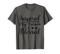 Inspired My Future is Blessed - Foi Motivation Christian T-Shirt