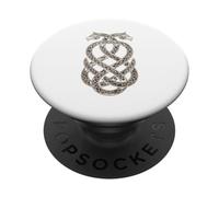 Inspired Viking Urnes Pattern Animal Knotwork - Valhalla PopSockets PopGrip Adhésif