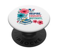 Inspirer, éduquer, motiver les enseignants à retourner à l'école PopSockets PopGrip Adhésif