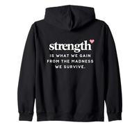 Inspirer la Force est ce Que Nous gagnons de la Folie Survive Sweat à Capuche