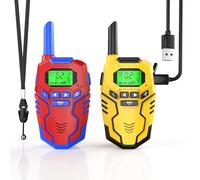 Inspireyes Talkie Walkie Enfants Rechargeable 48H Longue Portée Lampe