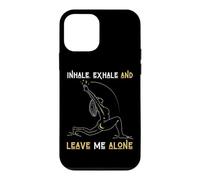 Inspirez Exhale & Leave Me Alone Mental Self Help Love Woman Coque pour iPhone 12 Mini