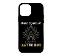 Inspirez Exhale & Leave Me Alone Mental Self Help Love Woman Coque pour iPhone 12 Mini