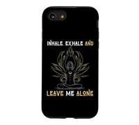 Inspirez Exhale & Leave Me Alone Mental Self Help Love Woman Coque pour iPhone SE (2020) / 7/8