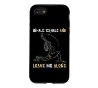 Inspirez Exhale & Leave Me Alone Mental Self Help Love Woman Coque pour iPhone SE (2020) / 7/8