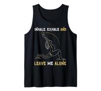 Inspirez Exhale & Leave Me Alone Mental Self Help Love Woman Débardeur