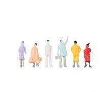 Inspirez la créativité avec ce lot de 400 figurines miniatures peintes à l'échelle HO pour chemins de fer