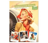 Inspirierende Frauen (Wandkalender 2026 DIN A4 hoch), CALVENDO Monatskalender: In den 1950er Jahren, einer Ära geprägt von traditionellen ... mutige Frauen gegen die Normen ihrer Zeit.