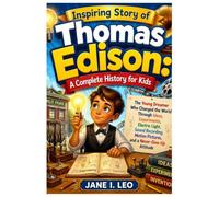 Inspiring Story of Thomas Edison: A Complete History for Kids: The Young Dreamer Who Changed the World Through Ideas, Experiments, Electric Light, ... Motion Pictures, and a Never-Give-Up Attitude