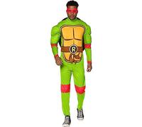 InSpirit Designs Costume de Raphael classique Tortues Ninja pour adulte | Sous licence officielle | Costume de cosplay | Costume de groupe | Costume classique, L