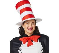 InSpirit Designs Dr. Seuss Chapeau haut-de-forme chat adulte sous chapeau | Produit sous licence officielle | Accessoires de costume pour adulte