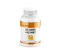 INSPORT Nutrition - Vitamine D3 4000IU + K2 MK-7 50mcg - Un demi-comprimé par jour - Health Protection Line - 100 Comprimés (200 portions)