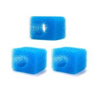 Insputer Pompe à eau submersible pour aquarium avec 2 filtres de section pour aquarium, tortues, étang, eau salée et eau douce (3 filtres de rechange)