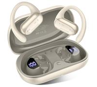 INSSISAIN AI Ecouteur Traducteur Instantané,164 Langues Écouteurs Traducteur Temps Réel,BT5.4&Oreillette Traduction Instantanée sans Fil,Oreillette Traduction Vocal,IPX7 (Beige)