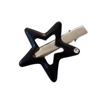 InsStyle Épingles à cheveux en forme d'étoile de couleur bonbon pour adolescentes Pinces à cheveux pour filles Barrettes latérales Frange Clip Femmes Décorations de cheveux