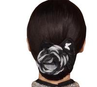 Insstyle Full Star Flower Hair Accessories,Hand Embroidered Flowers Deft Bun,Deft Bun Hair Twister,Insstyle Flower Hair Bun Roller Elegant Lazy Hair Curler for Women Girls (#6)