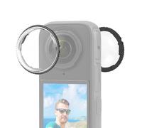 Insta 360 x 4 protecteurs d'objectif PULUZ pour Insta360 X4, coque de protection en PC, protections adhésives pour Insta 360 x 4, accessoires étanches