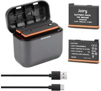 Insta 360 X3 Batterie De Remplacement Et Chargeur Pour Insta360 X3, 2Pcs 1800Mah Batterie De Remplacement Compatible Avec Insta360 One X3 Caméra[ZHA5220001]2497]