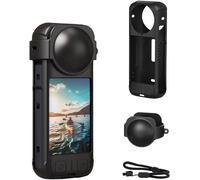 Insta 360 X4 Accessories Set,Insta 360 X4 Lens Cover,Insta 360 X4 Protective Case and Lanyard,Shock Absorbing and Drop Absorbing Insta 360 X4