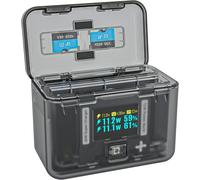 Insta 360 X4 Chargeur De Batterie Pour Accessoire Insta360 X4,Écran Oled 30 W,Boîtier De Charge Intelligent Bidirectionnel Pour Batterie Insta360 X4,Hub De Charge Rapide Affiche Le Niveau De