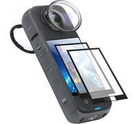 Insta 360 X4 Lens Protector with Screen Protector Film 9H Anti-Scratch Tempered Glass for Insta 360 X4 Accessories
