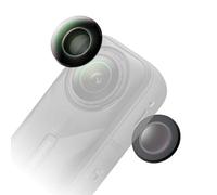 Insta 360 X5 Kit complet d'accessoires pour objectif de remplacement, avec 2 lentilles remplaçables pour Insta360 X5, plus des outils pour remplacer et nettoyer l'objectif