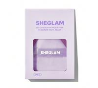 Insta-Ready Powder Puff 1 Pcs Houppette de maquillage en forme de triangle Houppette de poudre douce Houppette en éil Outil de maquillage de beauté violet Polyuréthane
