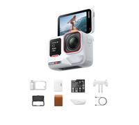 Insta360 Ace Pro 2 édition limitée Blanc Arctique, Pack instantané, caméra d’Action étanche 8K, conçue avec Leica, capteur 1/1,3", performante en Faible luminosité, avec kit Xplorer Grip Pro