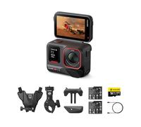 Insta360 Ace Pro 2 Ensemble caméra d'action étanche 8K pour moto avec Leica, capteur 1/1,3", double puce AI, faible luminosité, audio supérieur, écran rabattable et édition IA pour Vlogs