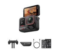 Insta360 Ace Pro 2 Pack Double Batterie - Caméra d'action 8K étanche avec Leica, capteur 1/1,3 pouce, double puce IA, excellente qualité en basse lumière, audio avancé, écran rabattable, édition IA