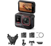 Insta360 Ace Pro 2 Pack Moto Batterie Double - Caméra d'action étanche 8K co-conçue avec Leica, capteur 1/1,3", Double Puce d'IA, qualité en Basse lumière, Audio avancé, écran Rabattable
