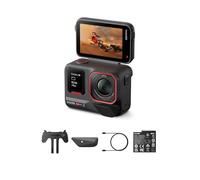 Insta360 Ace Pro 2 Pack Standard - Caméra d'action étanche 8K co-conçue avec Leica, capteur 1/1,3", Double Puce d'IA, qualité en Basse lumière, Audio avancé, écran Rabattable, édition IA, Moto