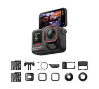Insta360 Ace Pro 2 Pack Vidéo Ultime - Caméra d'action 8K Objectif Leica | Camera moto, appareil photo capteur 1/1,3", HDR 4K, écran rabattable, audio pro, étanche, pour vlog, moto, sport, voyage, ski