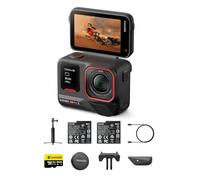 Insta360 Ace Pro 2 Pack vlog - Caméra d'action 8K, Appareil Photo vidéo étanche, Objectif Leica, capteur 1/1,3", HDR 4K, écran Rabattable, Audio Pro, pour vlog, Moto, Sport, Voyage, Ski