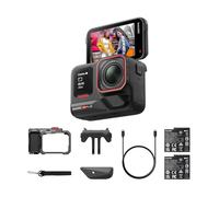 Insta360 Ace Pro 2 Pack Xplorer Gris, Caméra d'action 8K, Double Batterie | Camera moto, objectif Leica, appareil photo capteur 1/1,3", HDR 4K, audio pro, étanche, pour vlog, moto, sport, voyage, ski